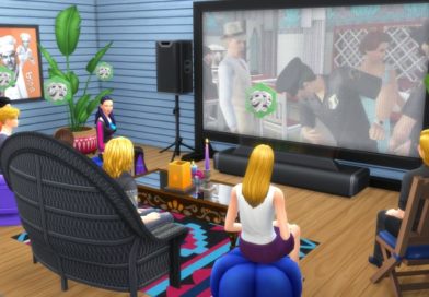 Les Sims 4 Comme au cinéma et les groupes !